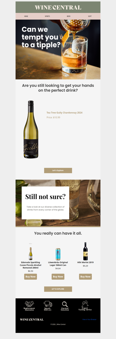 You have exceptional taste