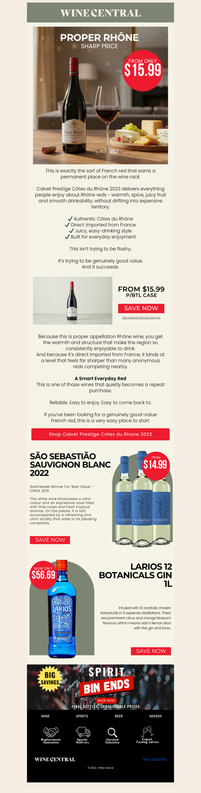 ❤️🍷 Proper Rhône - Everyday Price!