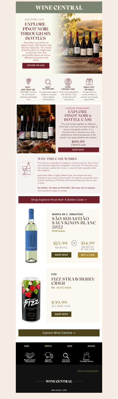 Explore Pinot Noir, one bottle at a time