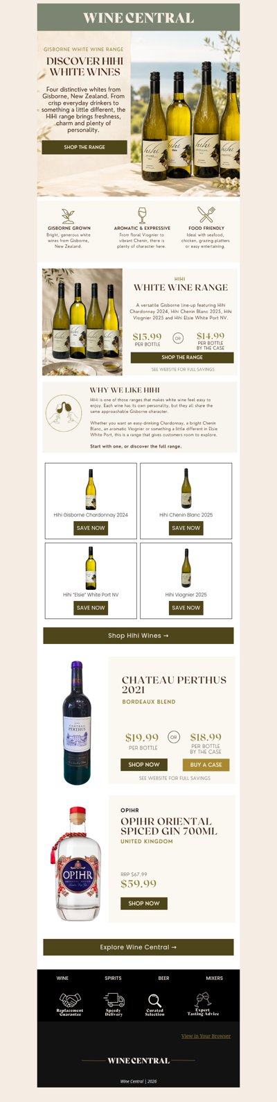 Meet the HiHi White Wine range 🤍