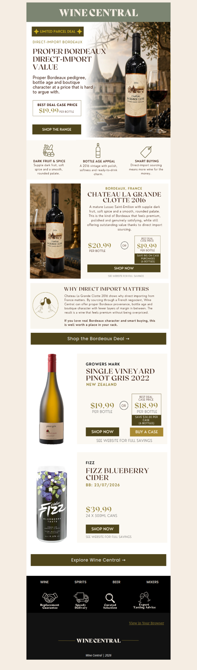 Bordeaux value that is hard to argue with