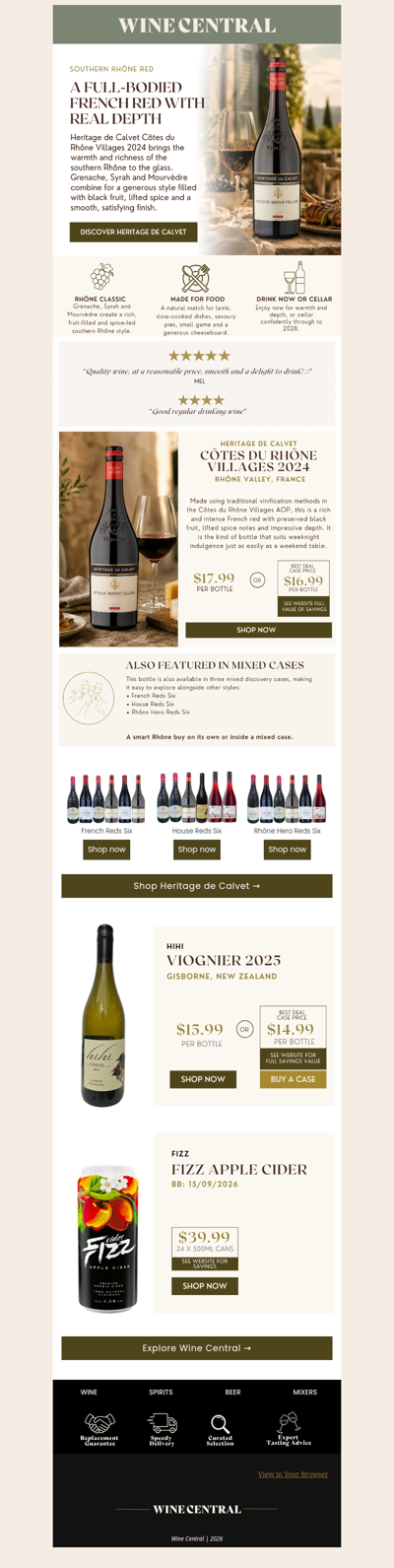 💕 A full-bodied French Red with real depth