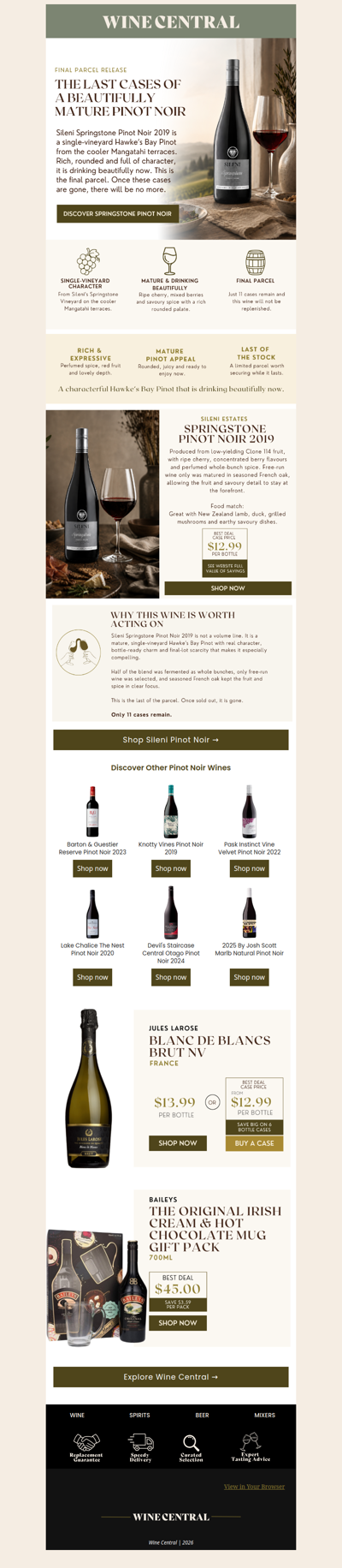 Only 11 cases of Sileni Pinot remain 🏃‍♂️‍➡️