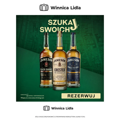 Poznaj wyjątkowe Whisky marki Jameson >>>