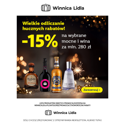 3...2...1...Huczny rabat 15%!