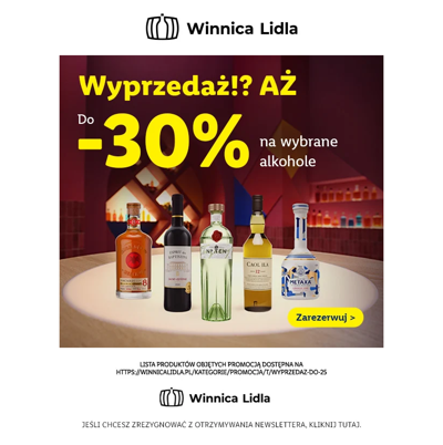 Pogłębiona wyprzedaż do -30%