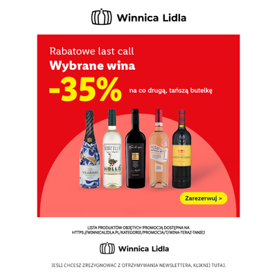 Wybrane wina: druga sztuka -35%