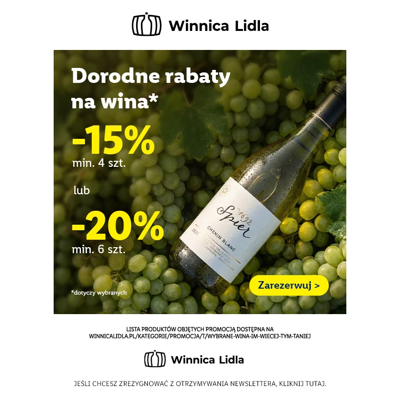 Więcej win = większy rabat - do -20%