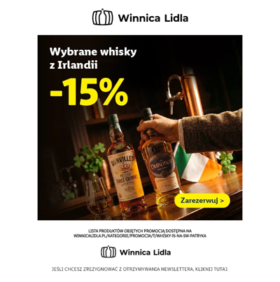 -15% - Dzień św. Patryka z irlandzką