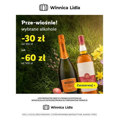 Do -60 zł na mocne i wina - sprawdź ponownie