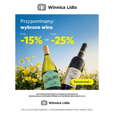 Do -25% na wina