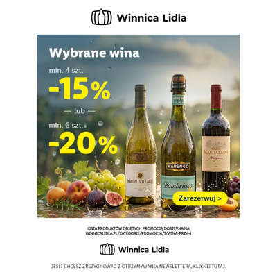Wino -20% przy min. 6 szt.