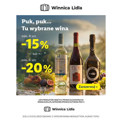 Jeszcze trwa: do -20% na wybrane wina