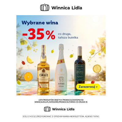 Wybrane wina -35% na co drugą sztukę