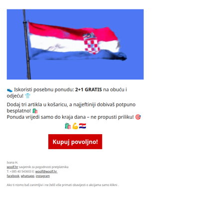 🇭🇷 2+1 GRATIS! Samo danas