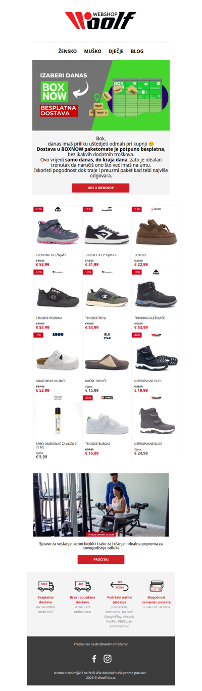 🚚 Besplatna dostava u BOX NOW!