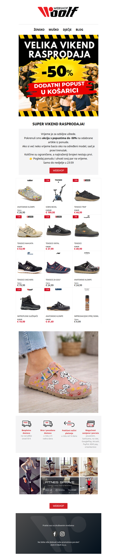 Vikend popusti do -50% 🔥 ne čekaj!