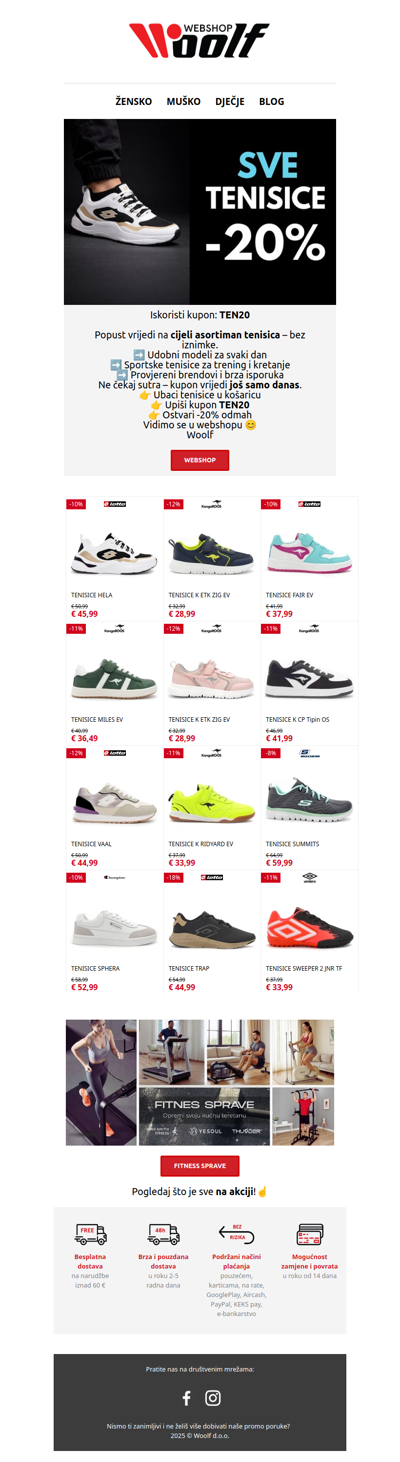 🎉 SVE TENISICE -20%