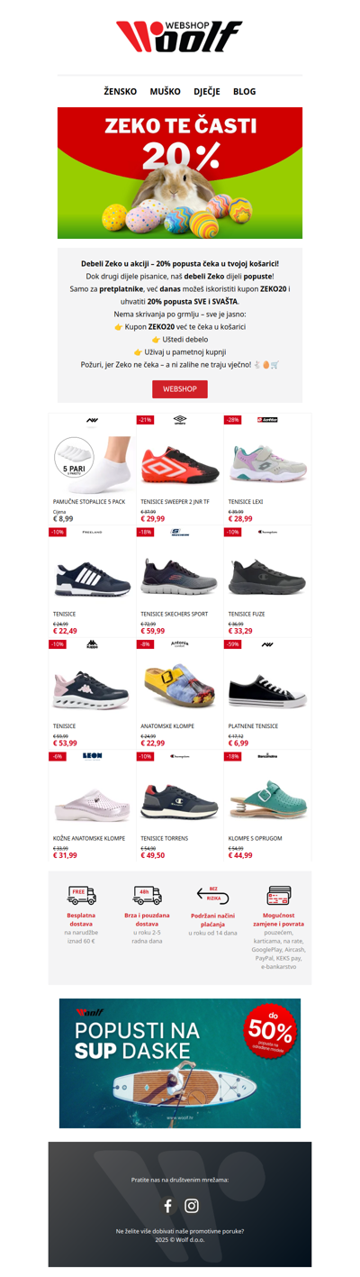 🐇Debeli ZEKO - debeli popust! 20%!