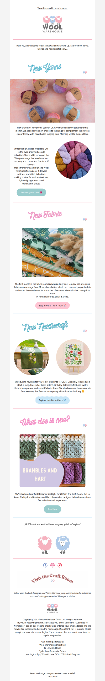 Craft Room Delights - January Arrivals ❄️