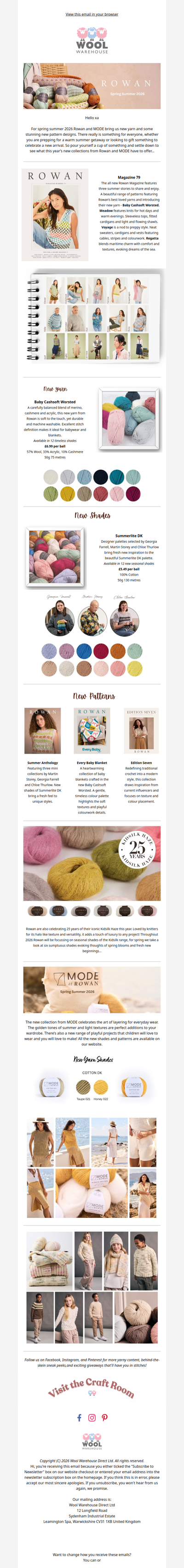 Rowan Spring Summer 2026 is here!