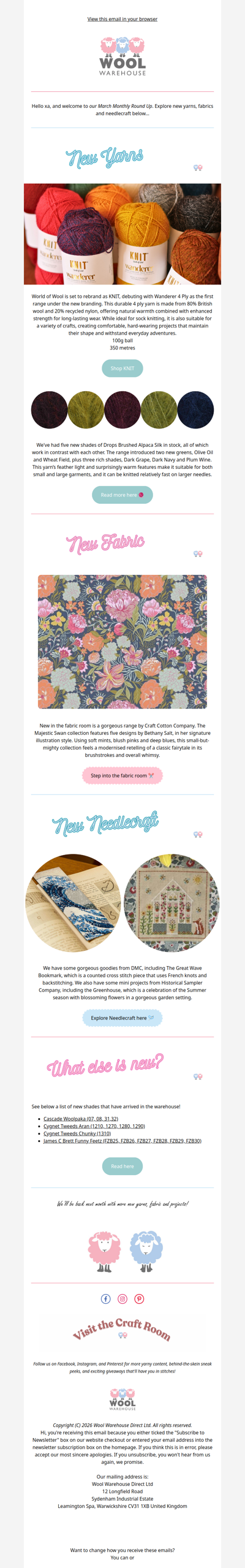 Craft Room Delights - March Arrivals 🌼