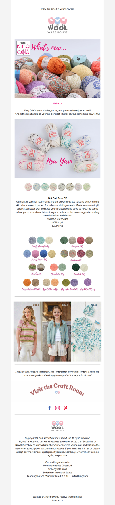 👑 King Cole's New Collection! 👑