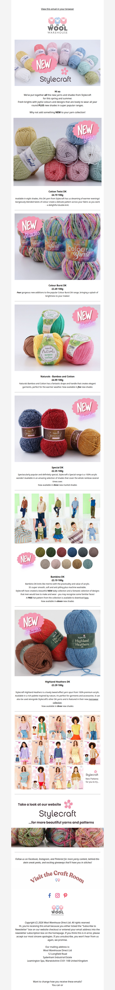 Did someone ask for new yarn?