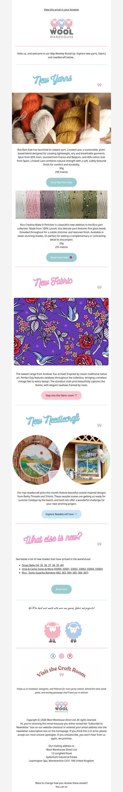 Craft Room Delights - May Arrivals 🎪