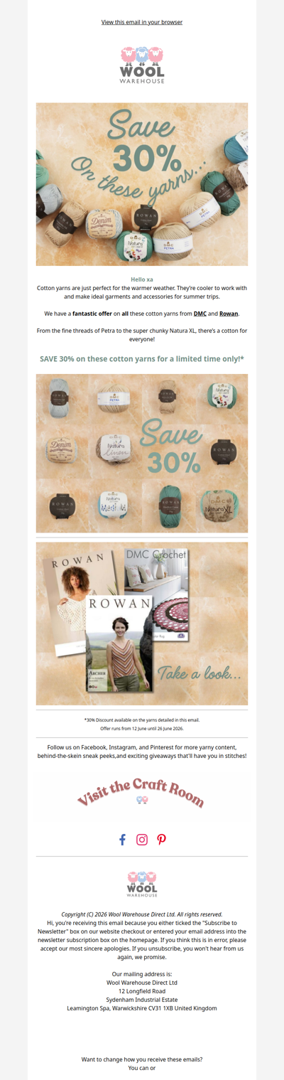 SAVE on the perfect yarn...