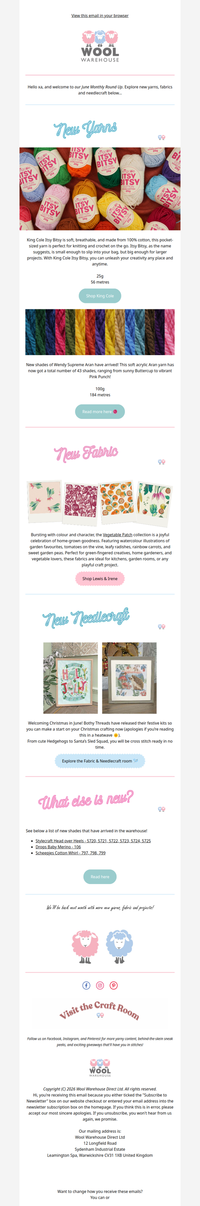 Craft Room Delights - June Arrivals 🎪
