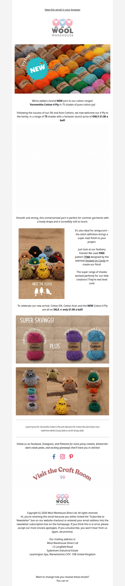 Yarn-tastic! New Cotton yarn...
