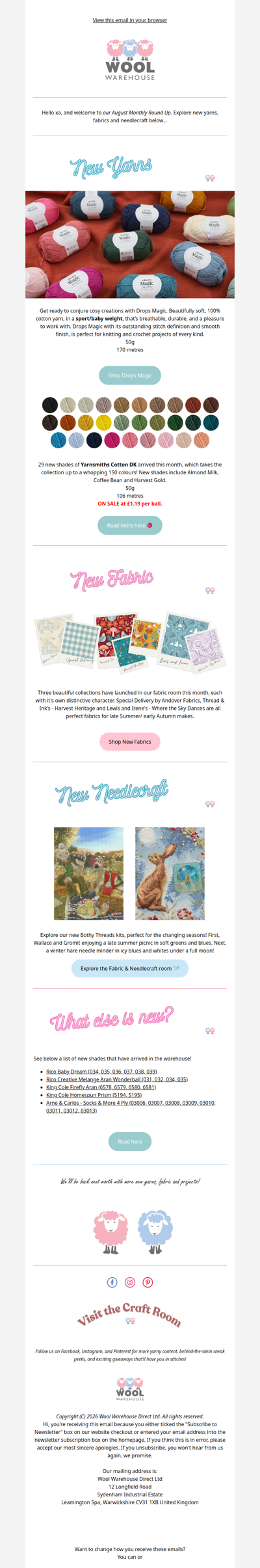Craft Room Delights - August Arrivals ✨