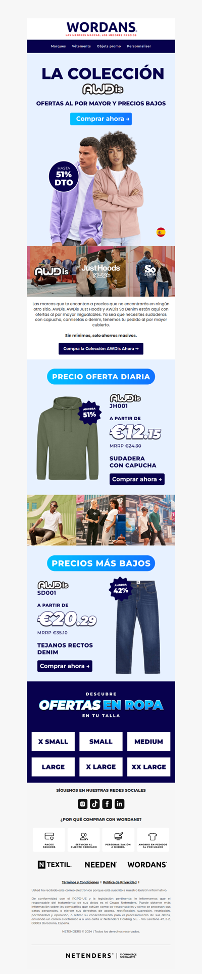 🔥 Ropa de AWDis a Precios Inigualables – ¡Compra Ofertas al Por Mayor Ahora!