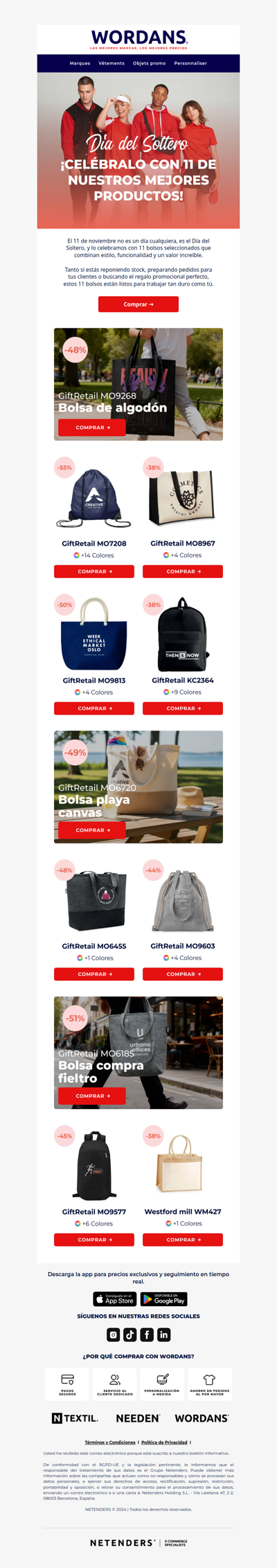 Día del Soltero: 11 bolsos a precios que no te creerás ❤️