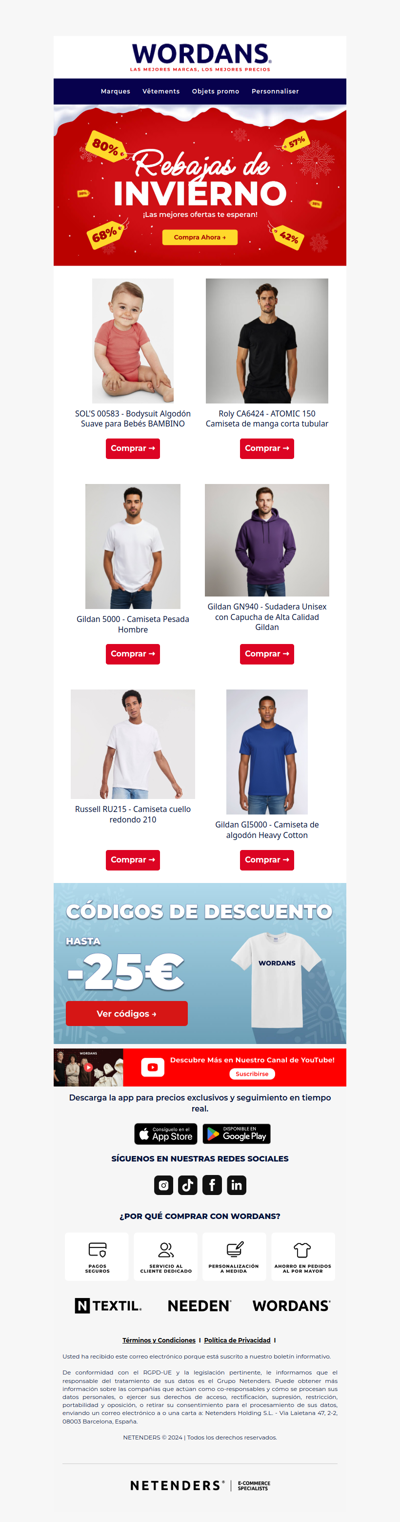 🔥 Rebajas de Invierno: Hasta 80% de descuento empieza ahora