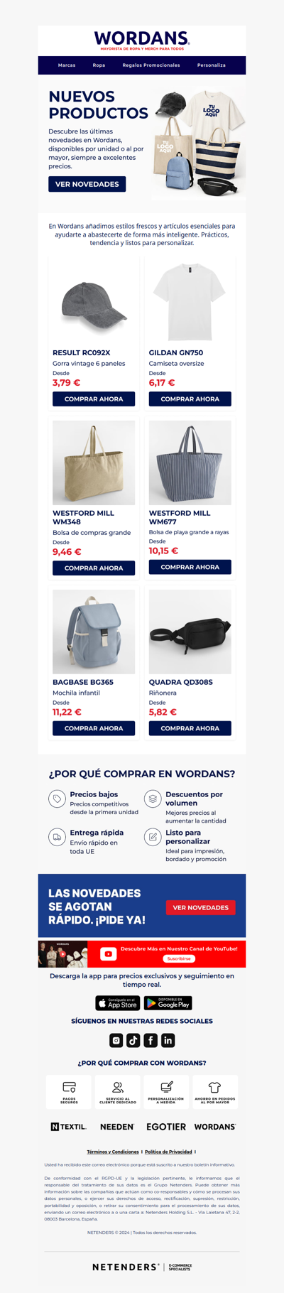 Precios desde 3,79 €: Novedades recién llegadas!