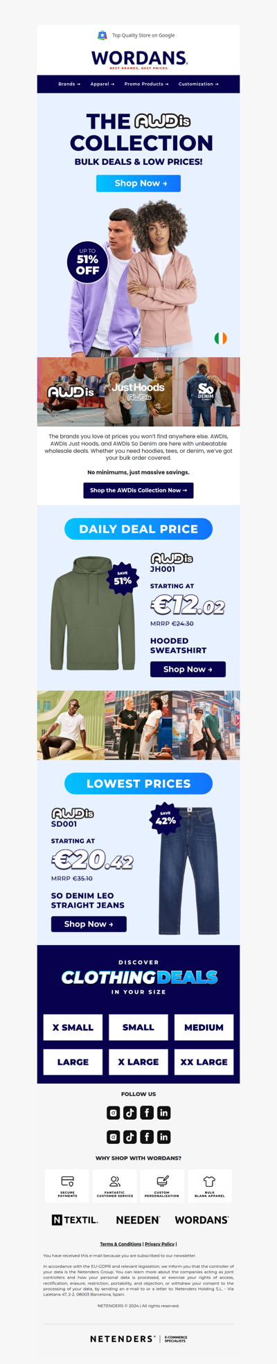 🔥 AWDis Apparel at Unbeatable Prices – Shop Bulk Deals Now!