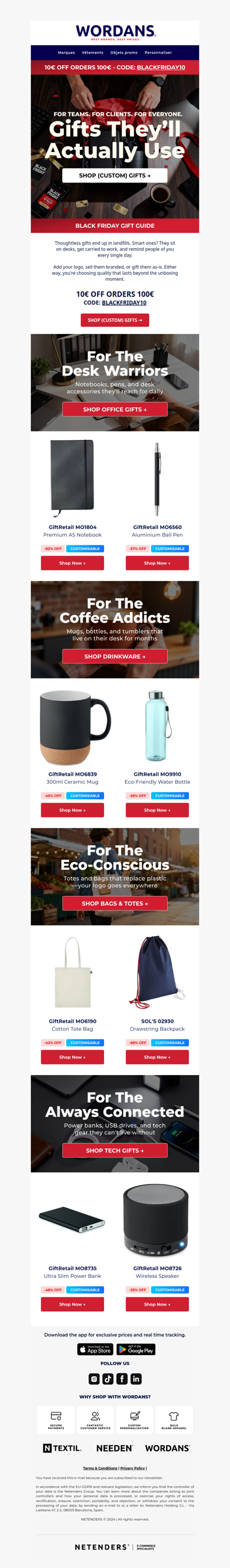 🔥 €10 off €100: The Black Friday gift guide you needed