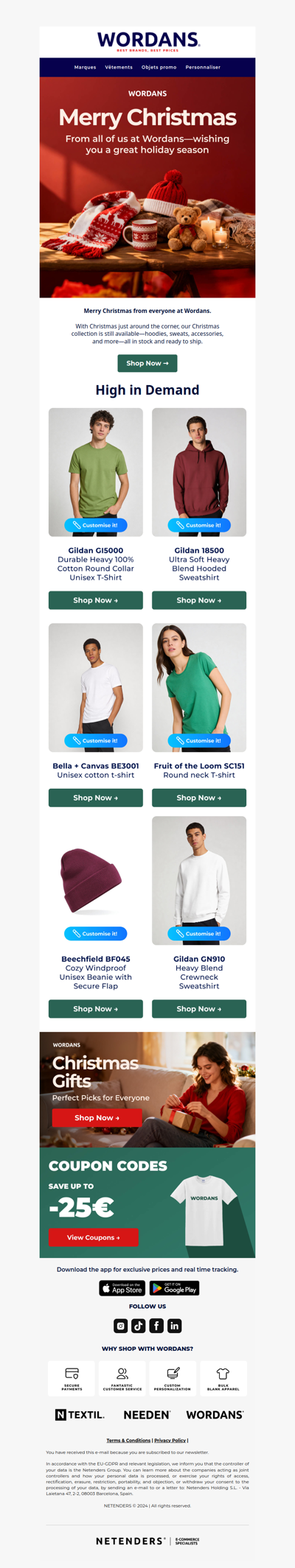 🎄 Merry Christmas from Wordans