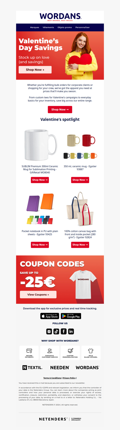 💝 Valentine's pricing on bulk & retail orders