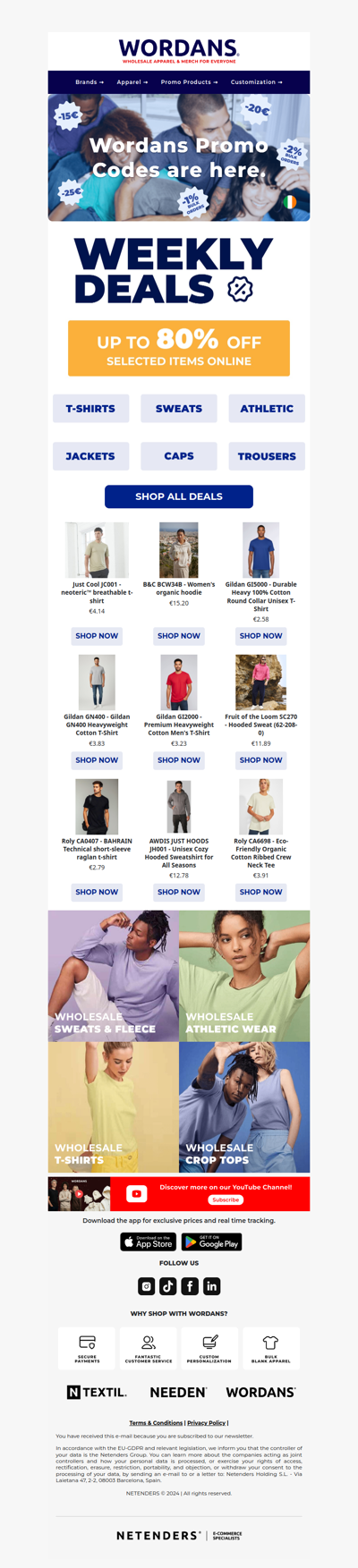 🔹 Weekly Deals 🔹 + PROMO CODES