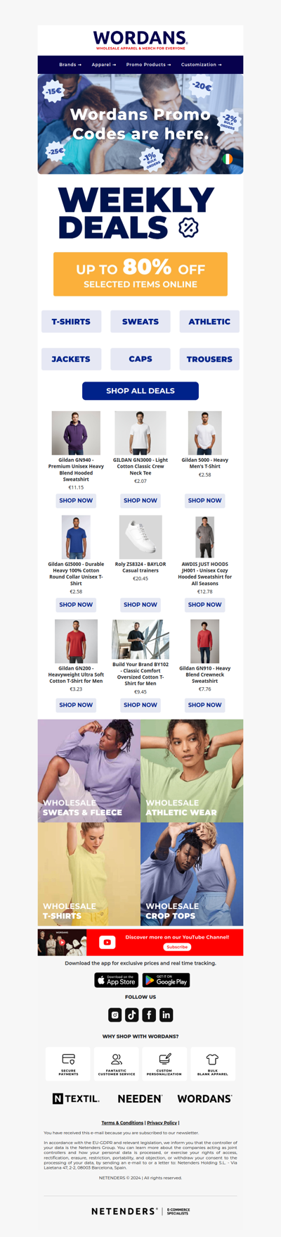 🔹 Weekly Deals 🔹 + PROMO CODES