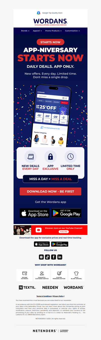 App-niversary Starts Now! 🎉 Daily Deals Inside