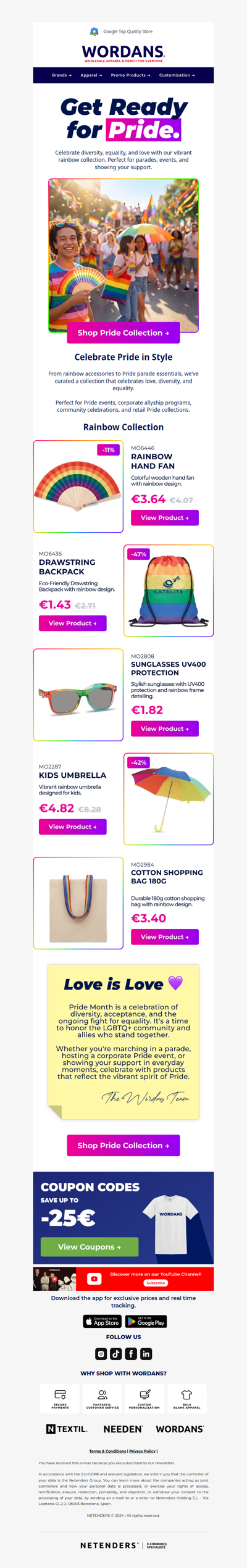 Get ready for pride 🏳️‍🌈 | rainbow collection now available