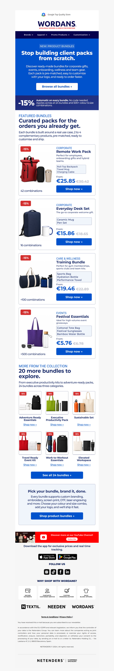 Your next client order, already curated [15% OFF]