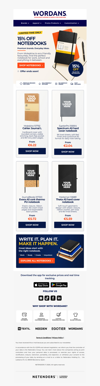 15% Off Notebooks: Moleskine & More! 📓