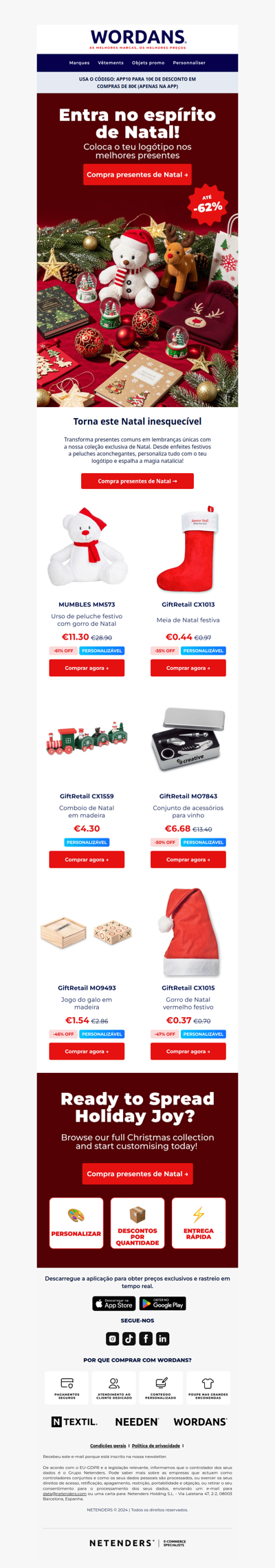 🎄 Presentes Personalizados com Entrega Rápida – Mesmo a Tempo do Natal 🎅