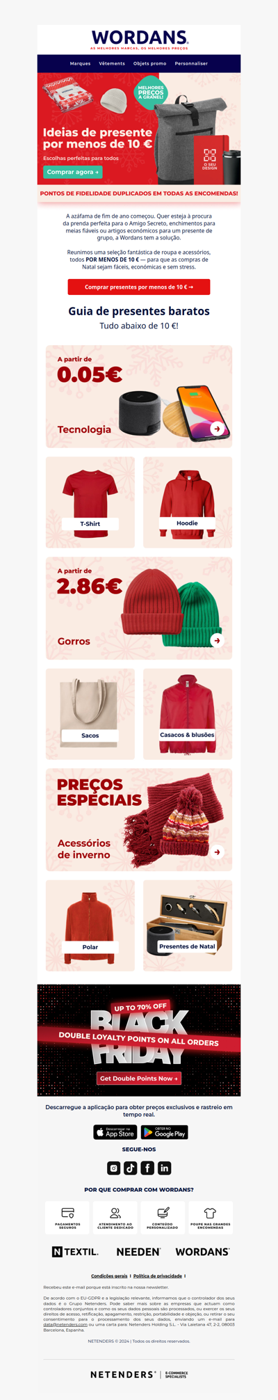 Compras de Natal resolvidas: presentes por menos de 10 € já estão aqui!