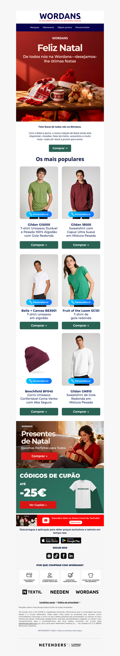 🎄 Feliz Natal da Wordans